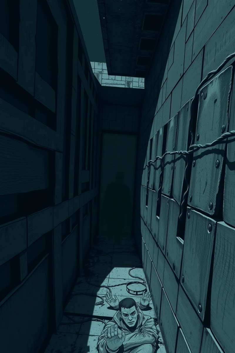Dream of a Locked Room Inside a Maze-Like Building