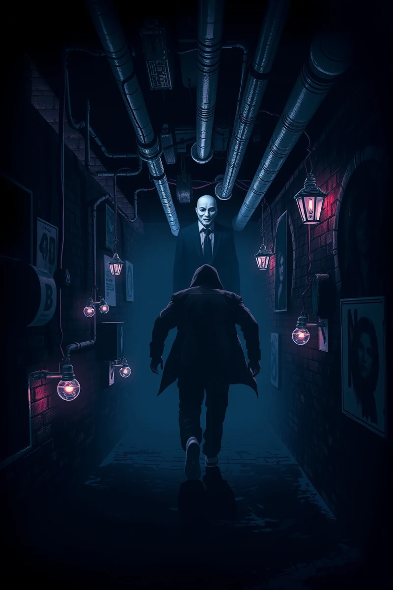Dream of a Masked Person Through a Basement