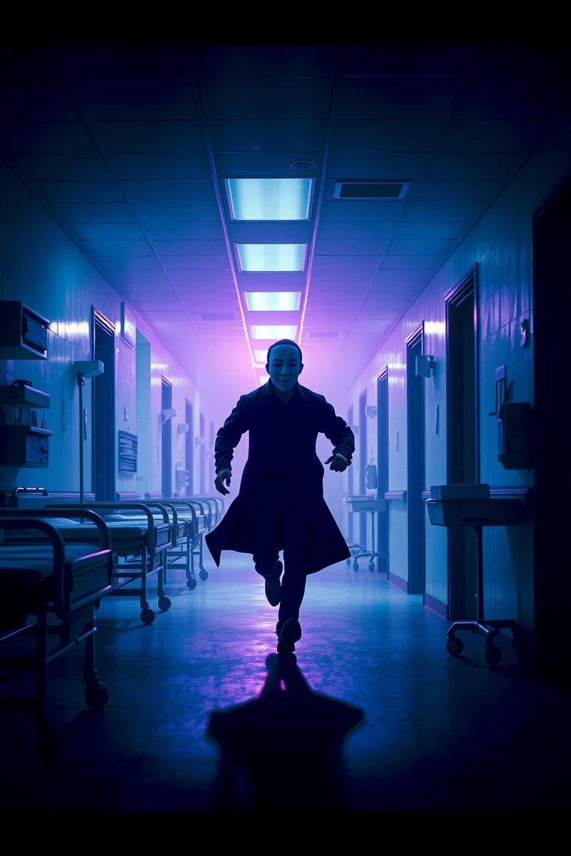 Dream of a Masked Person Through a Hospital