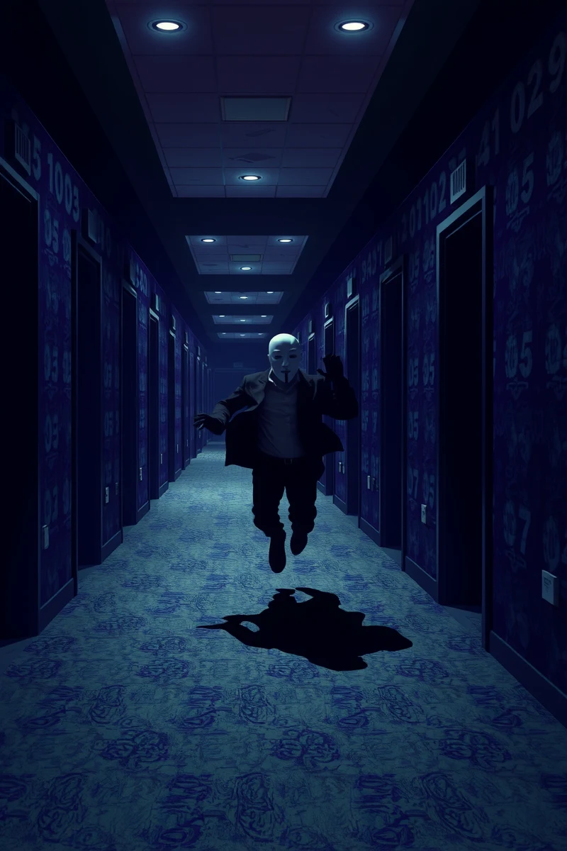 Dream of a Masked Person Through a Hotel