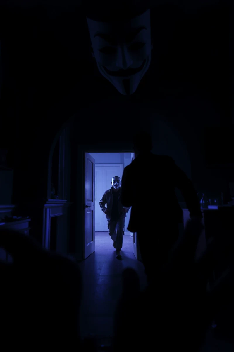 Dream of a Masked Person Through a House