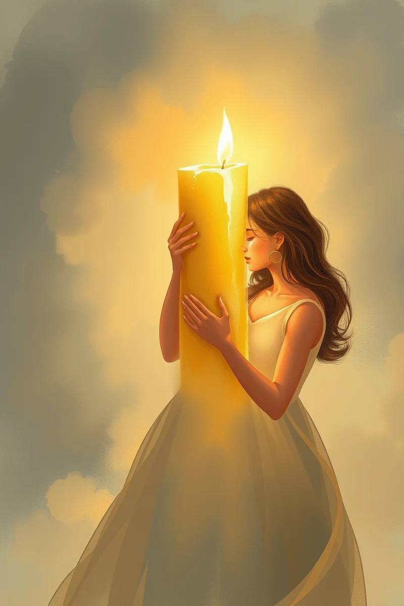 Dream of a Memorial Candle Being Packed Away
