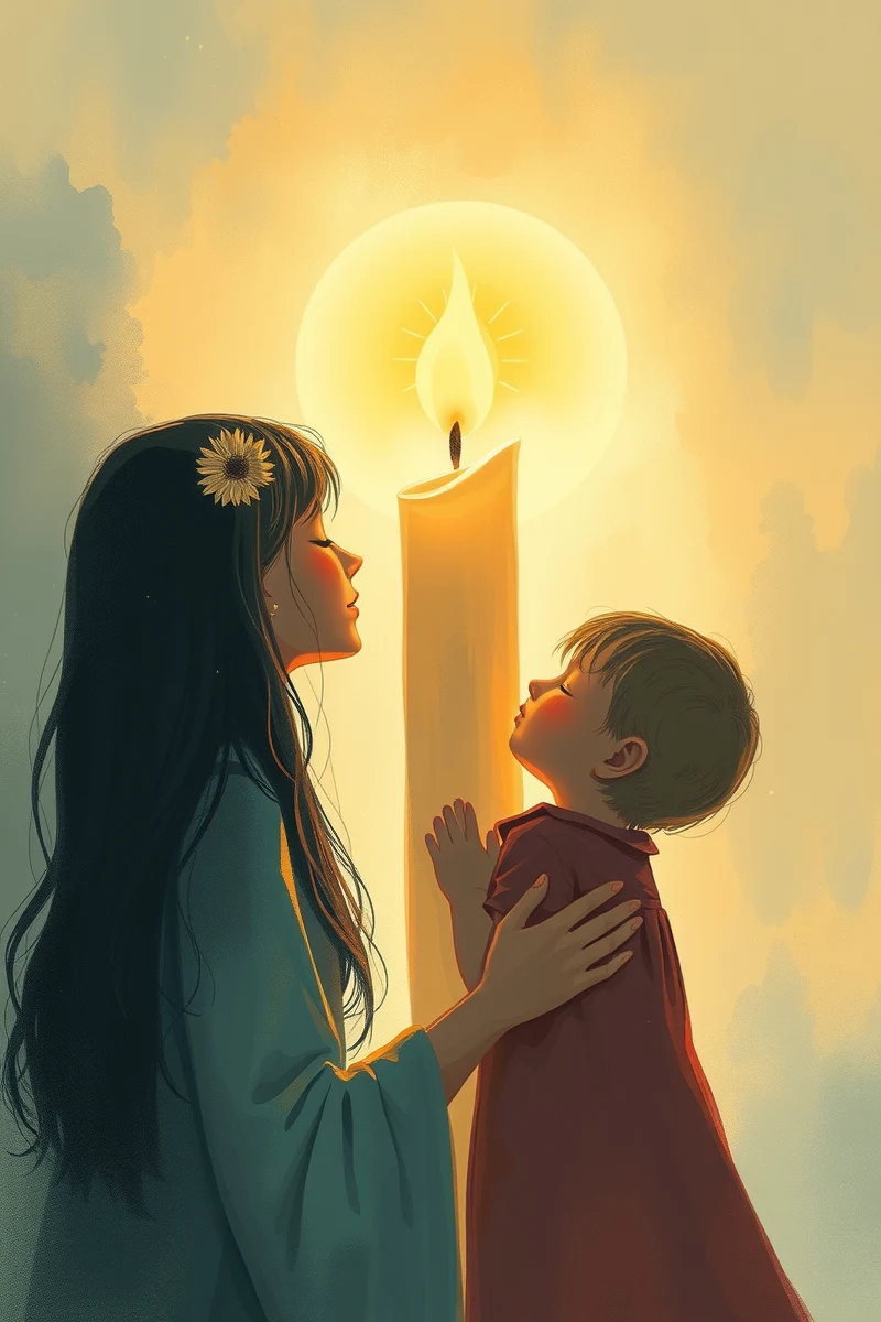 Dream of a Memorial Candle Turning Into a Child