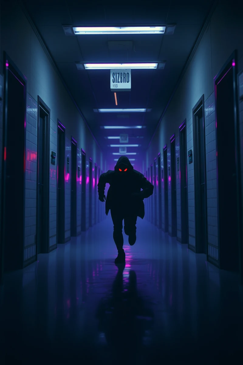 Dream of a Shadow Figure Through a Corridor