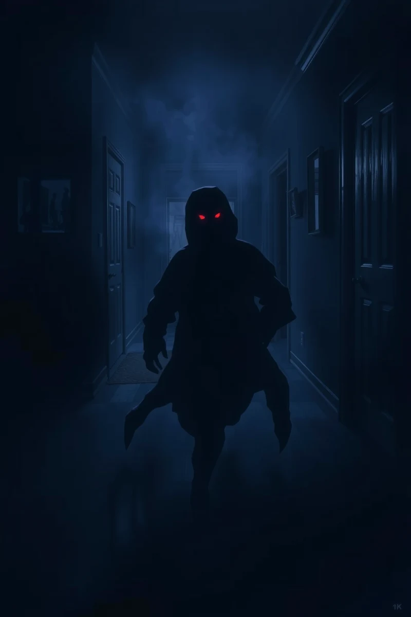 Dream of a Shadow Figure Through a House