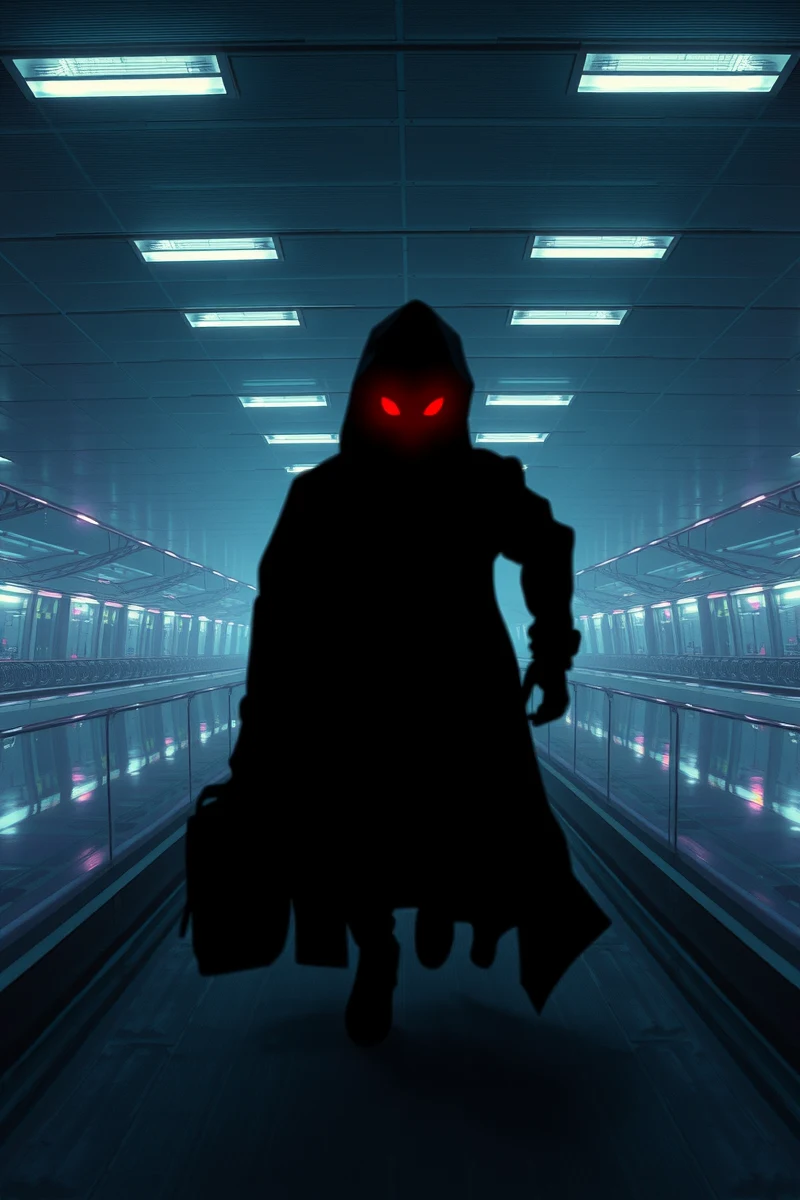 Dream of a Shadow Figure Through an Airport