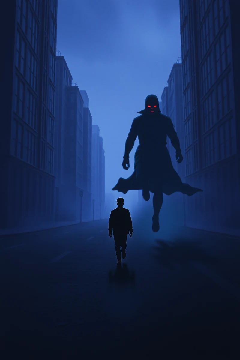 Dream of a Shadow Figure Through an Empty City