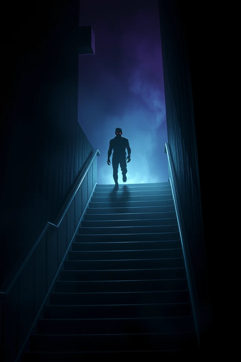 Dream of a Shadow Figure Up the Stairs