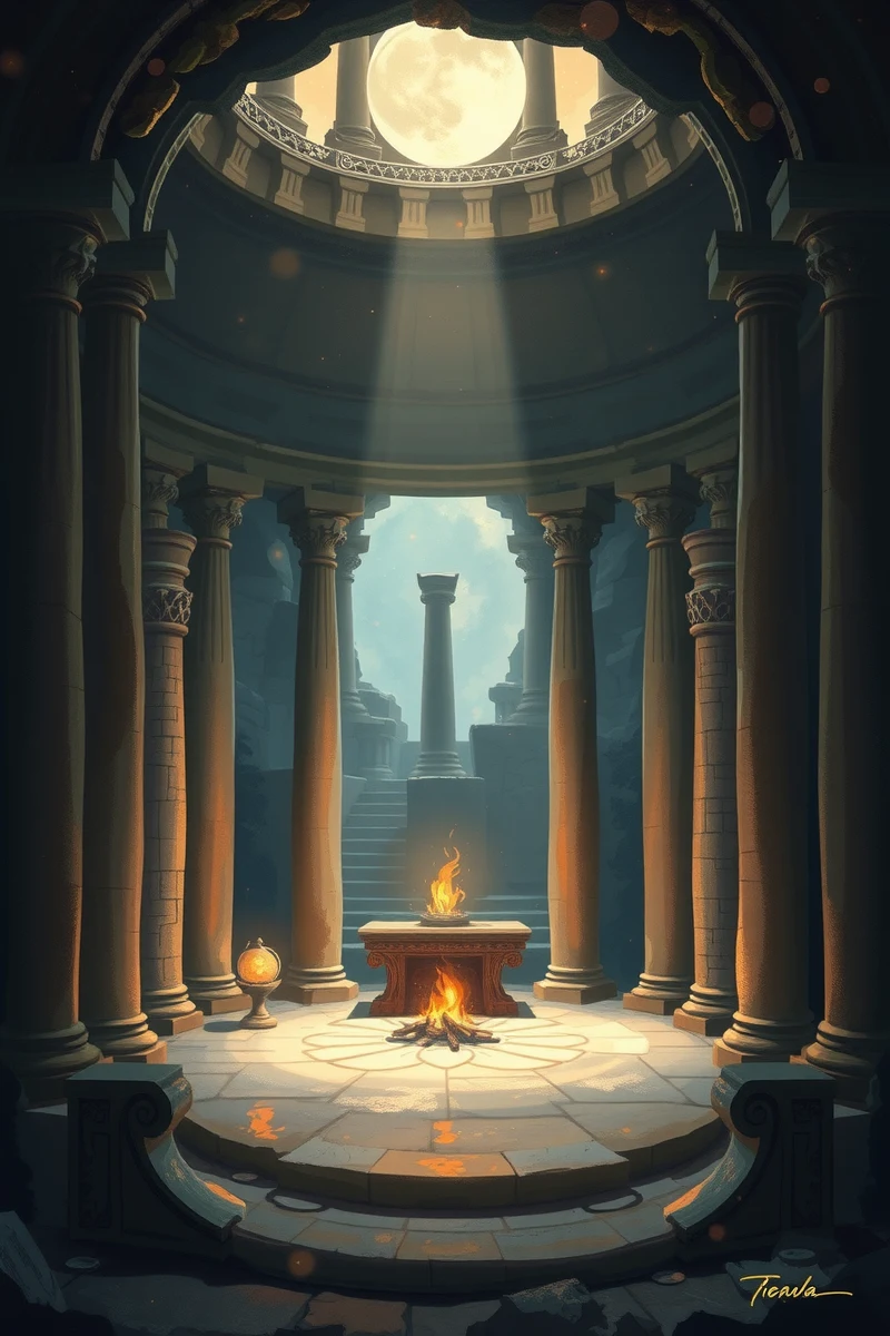 Dream of a Shrine Filling With Light