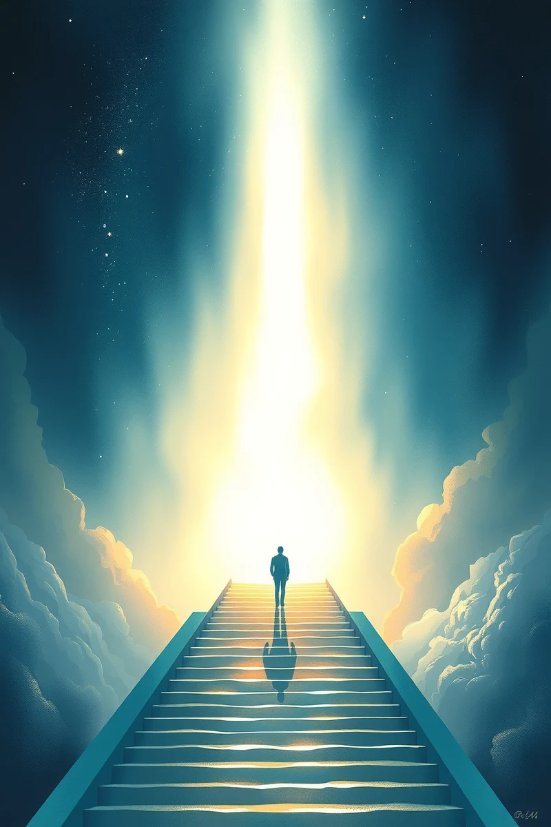 Dream of a Stairway Into Light Offering a Mission