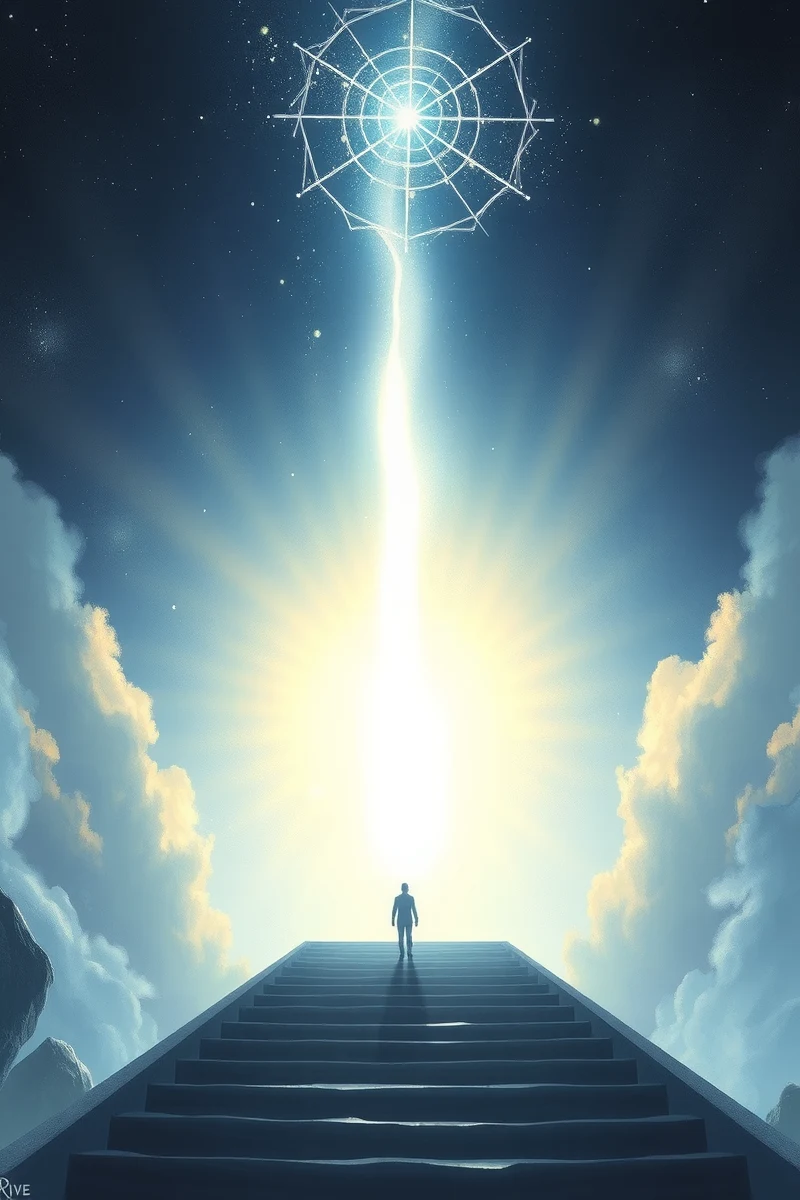 Dream of a Stairway Into Light Showing Your Whole Life