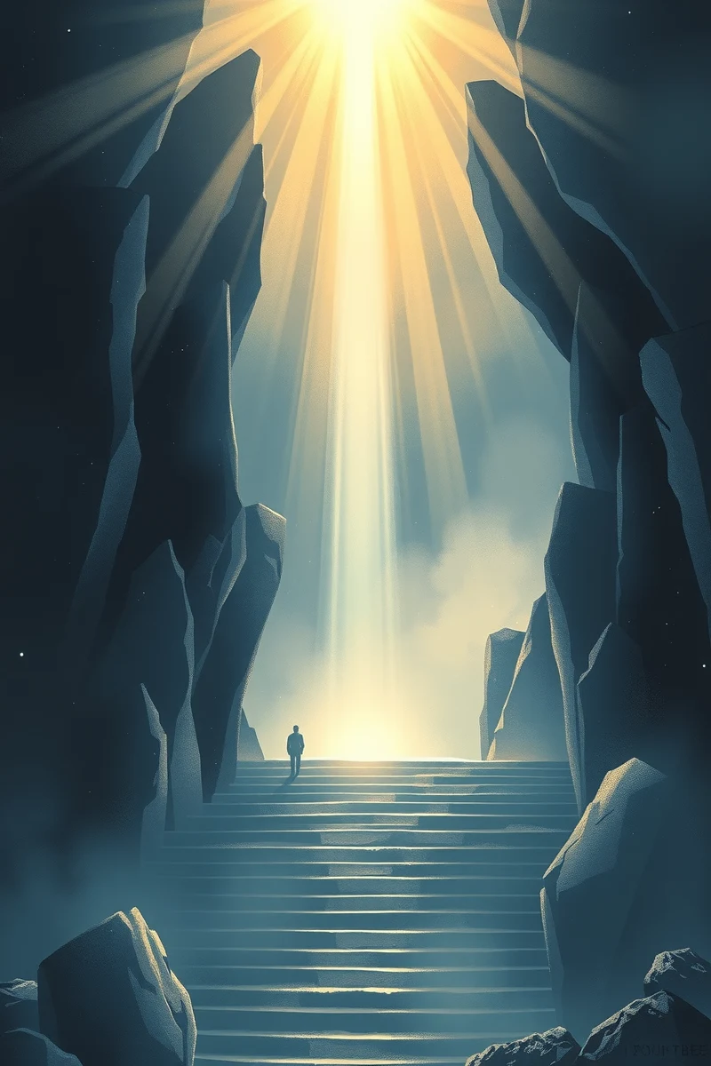 Dream of a Stairway Into Light Turning Darkness Sacred