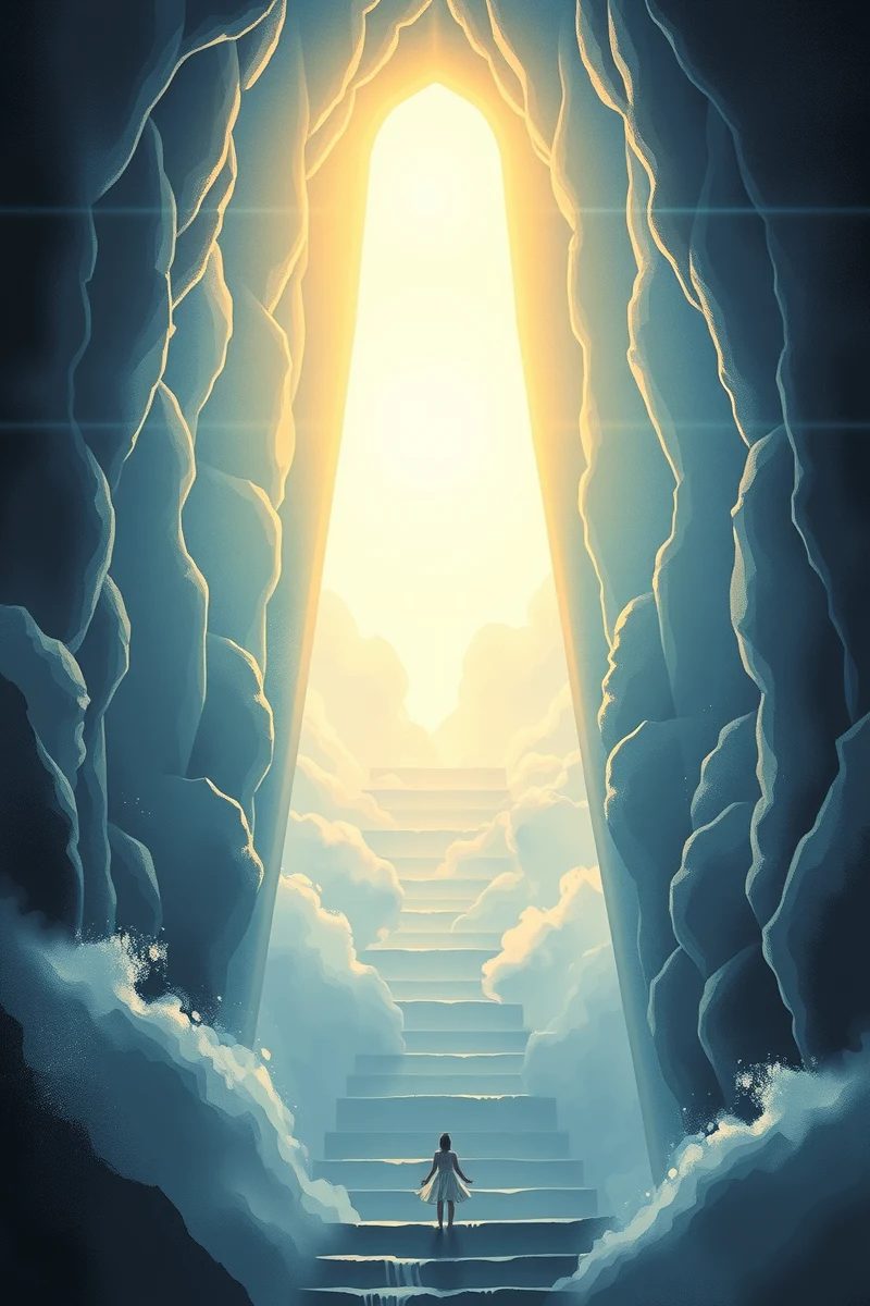 Dream of a Stairway Into Light Waking You With Awe