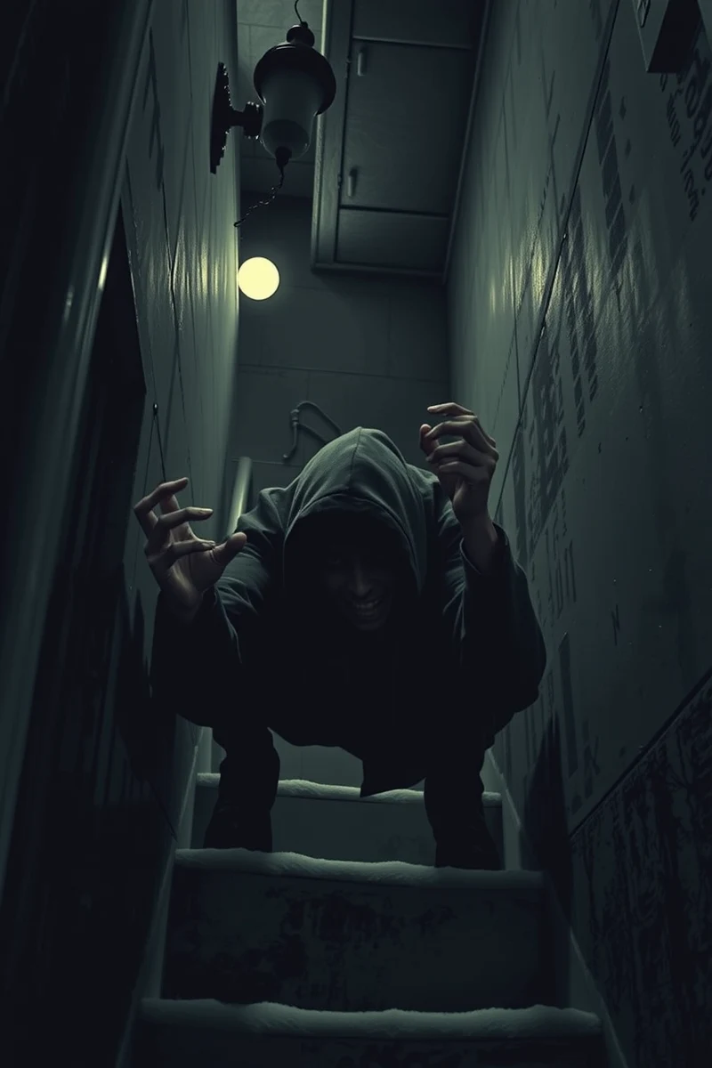 Dream of a Stairwell While Time Runs Out