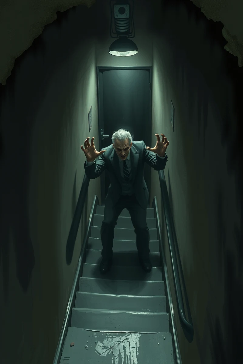 Dream of a Stairwell With the Walls Closing In
