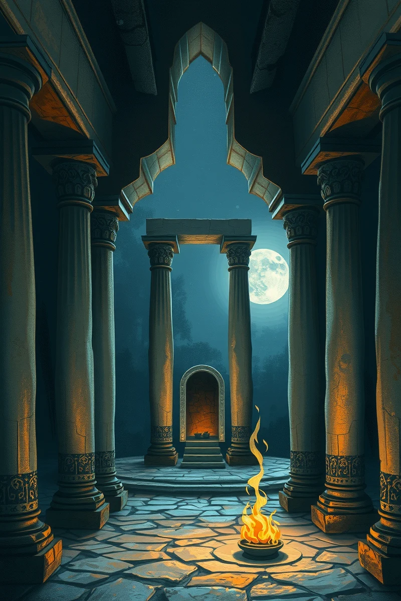 Dream of a Temple Being Locked