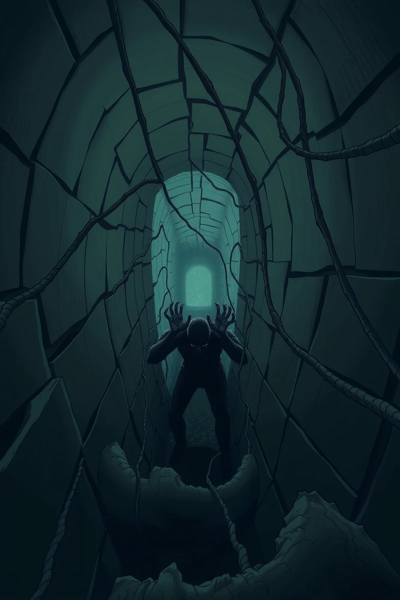 Dream of a Tunnel Inside a Maze-Like Building