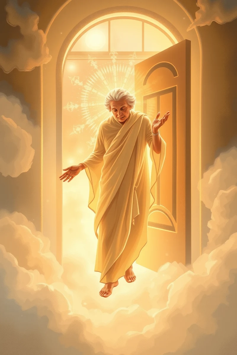 Dream of a Wise Old Woman Opening a Door