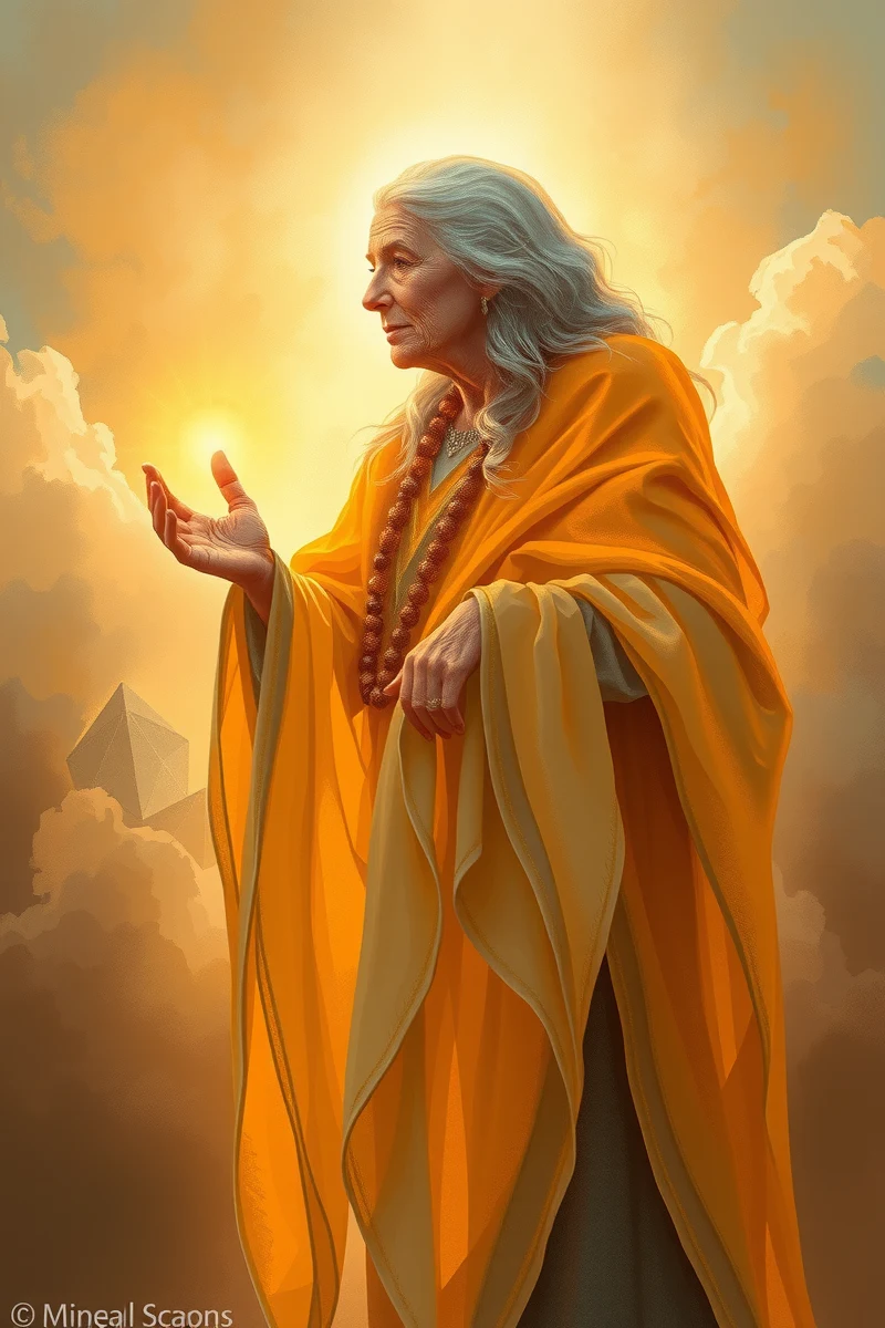 Dream of a Wise Old Woman Turning Into Light
