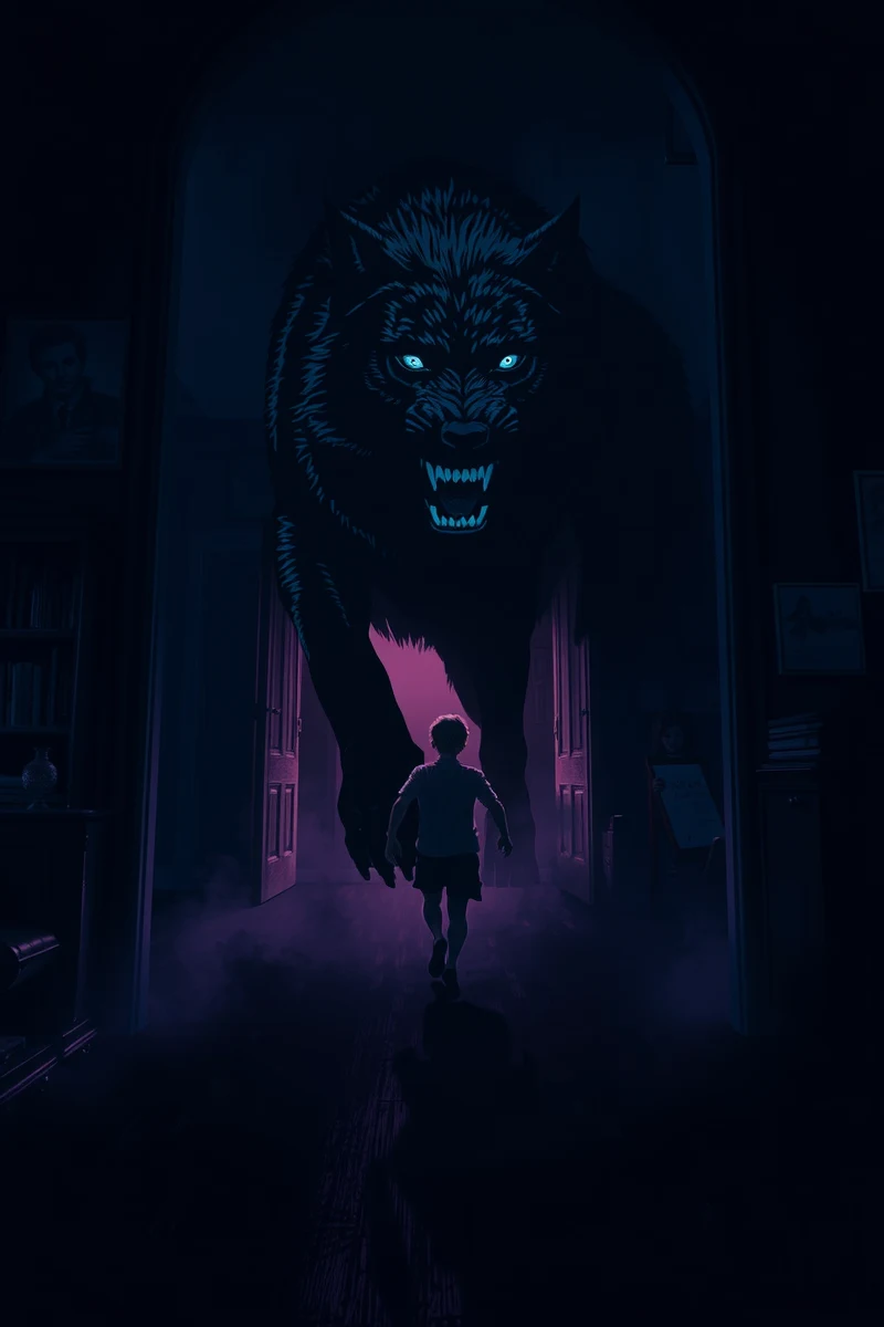 Dream of a Wolf Through a House