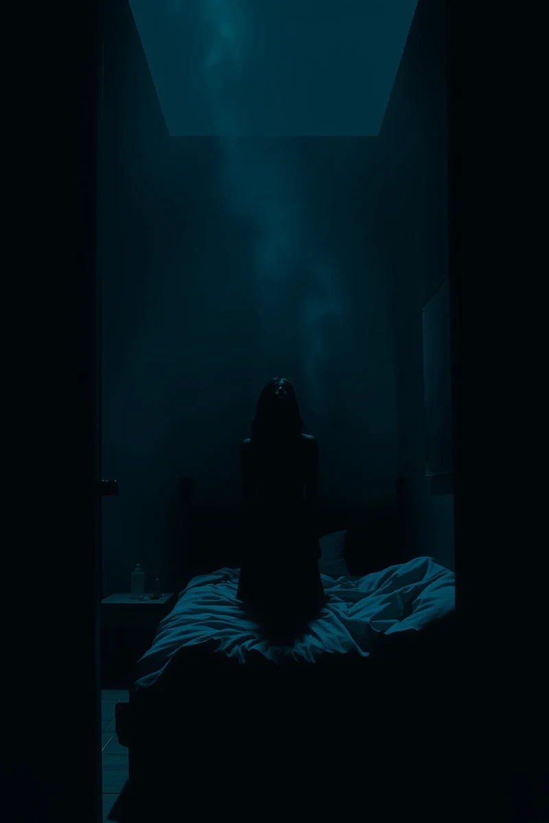 Dream of a Woman in the Hallway Sitting on the Bed