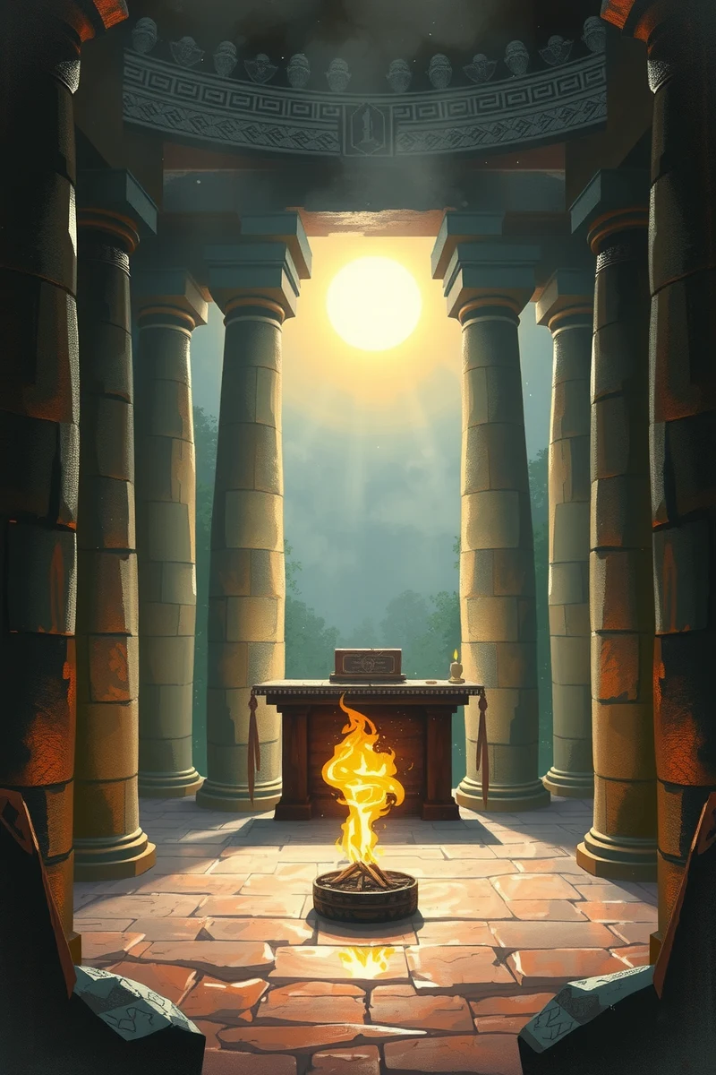 Dream of an Altar Receiving an Offering