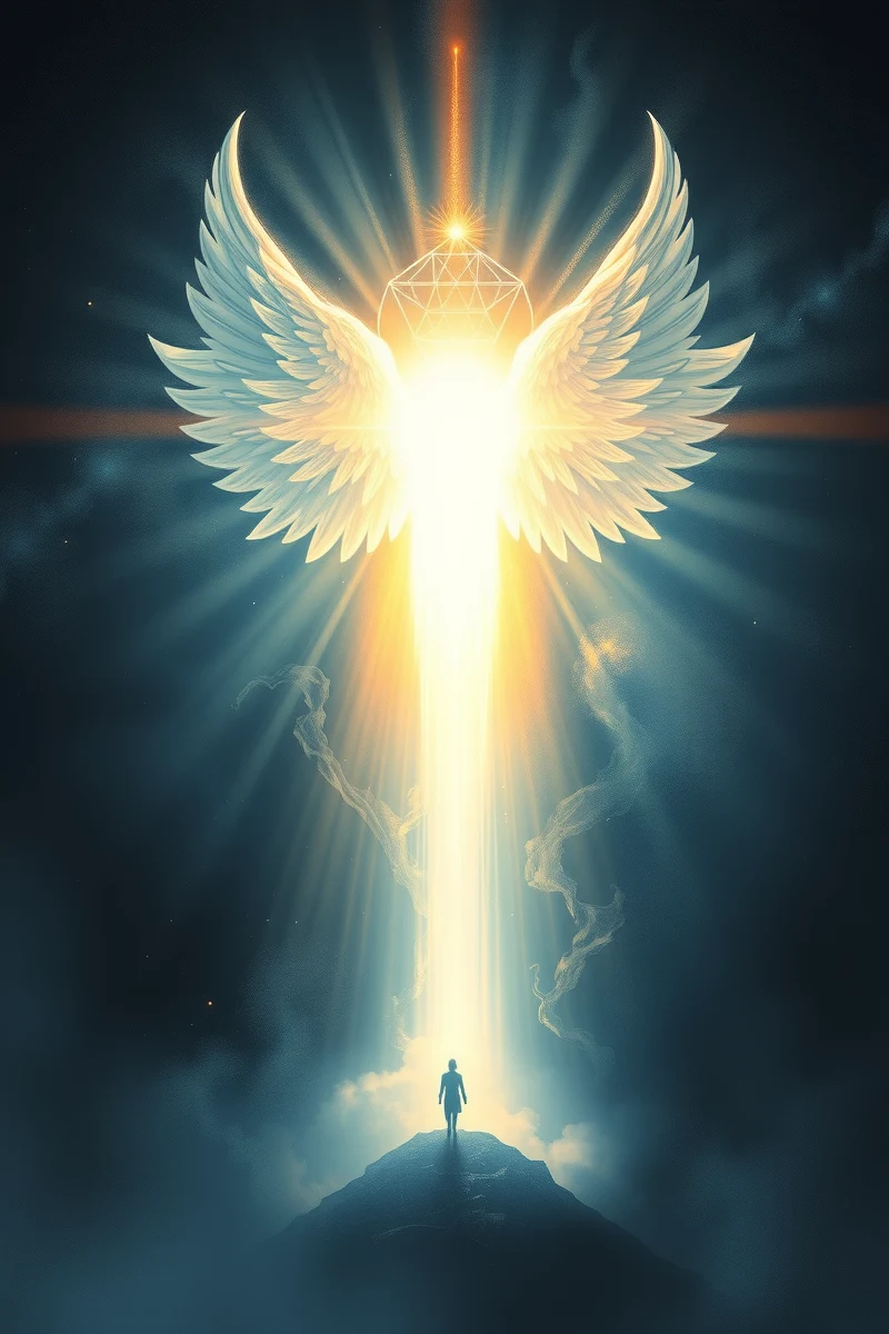 Dream of an Angelic Figure Turning Darkness Sacred