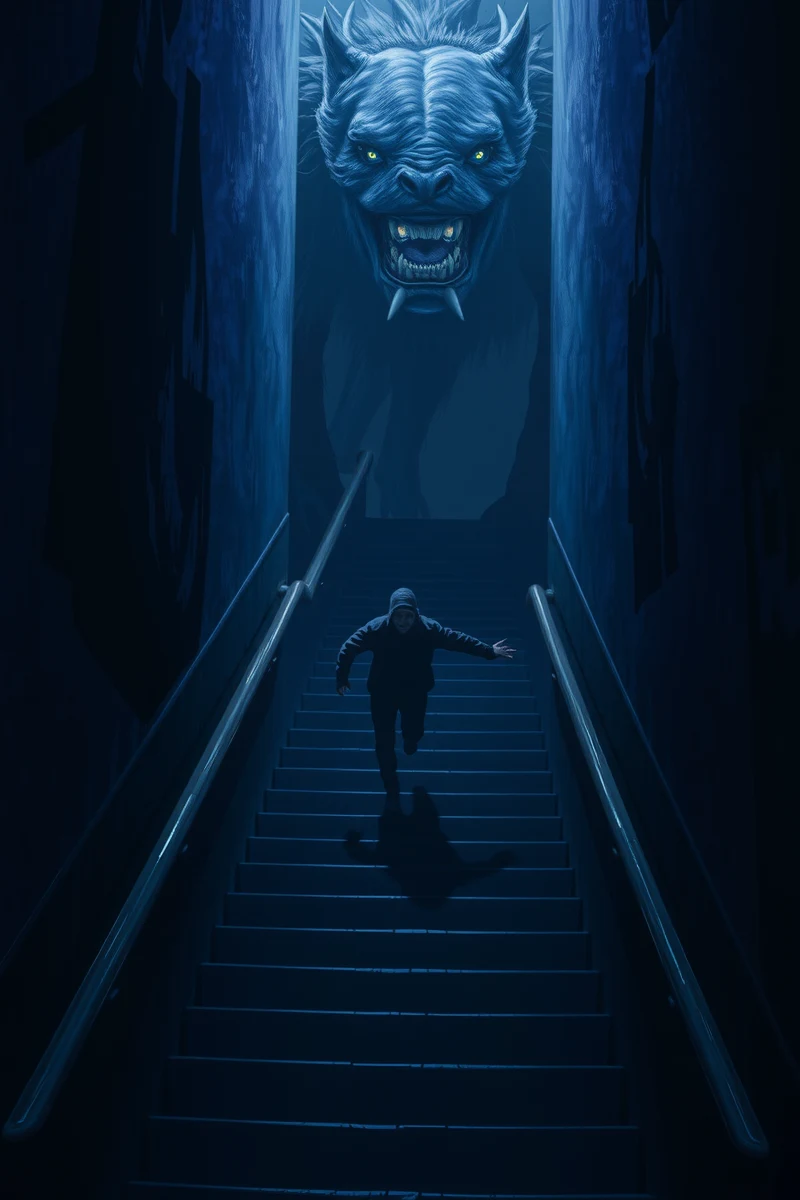 Dream of an Animal Down the Stairs