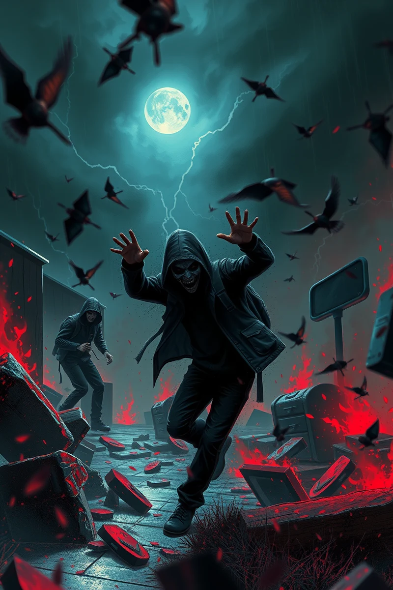 Dream of Being Attacked at School During a Storm