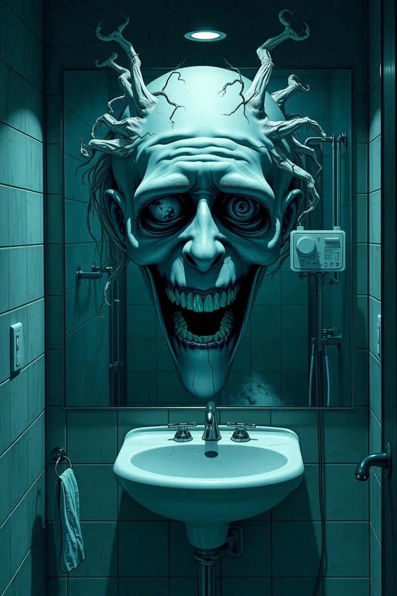 Dream of Face Changing In the Bathroom