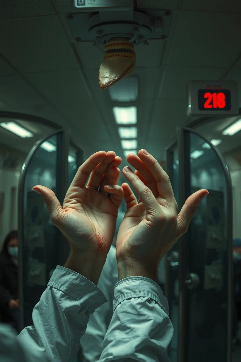 Dream of Hands Changing In Public
