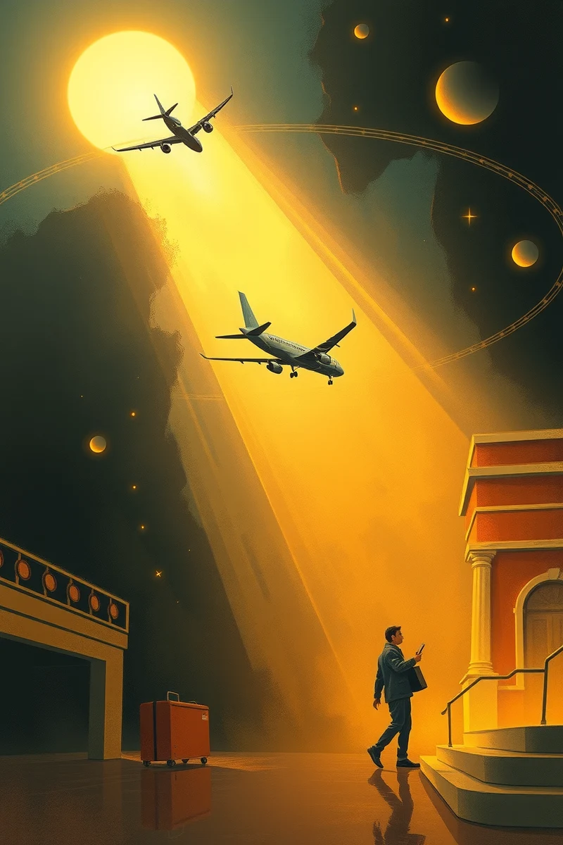 Dream of Missing a Flight Before Travel Stress