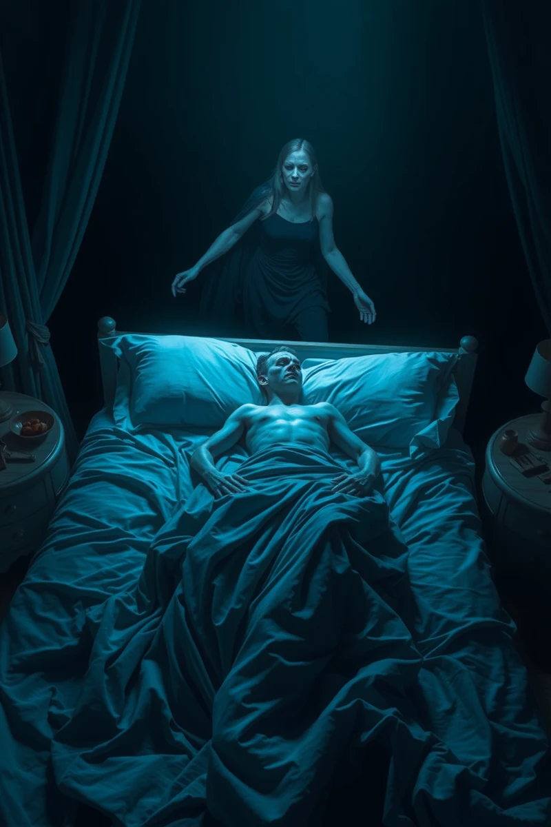 Dream of Sleep Paralysis With a Figure Beside the Bed Before Fully Waking