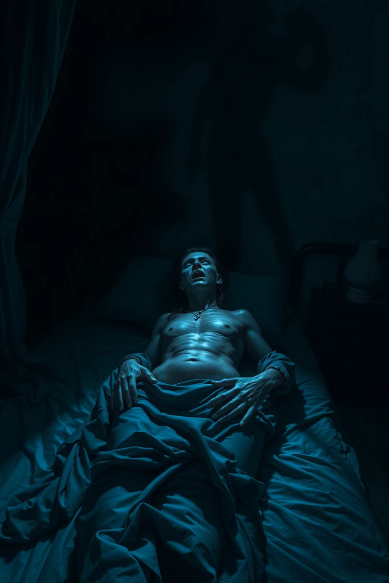 Dream of Sleep Paralysis With a Figure Beside the Bed While Trying to Scream