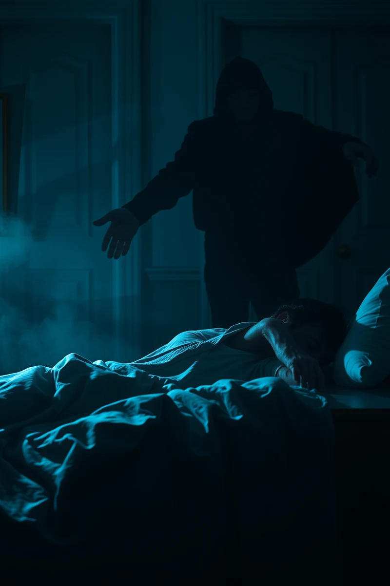 Dream of Sleep Paralysis With a Figure Beside the Bed With a Figure Approaching