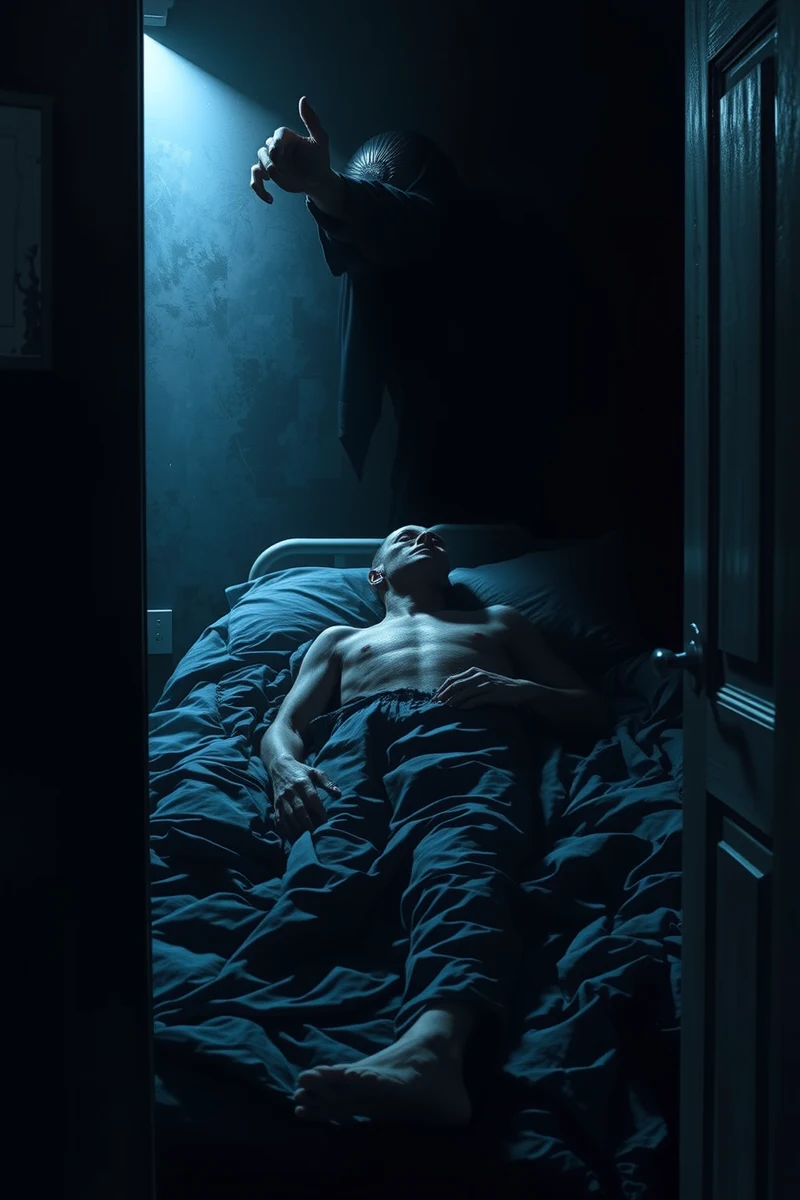 Dream of Sleep Paralysis With a Figure Beside the Bed With the Door Opening