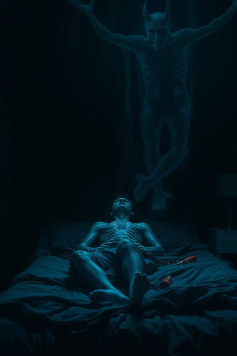 Dream of Sleep Paralysis With a Presence in the Room In a Childhood Room