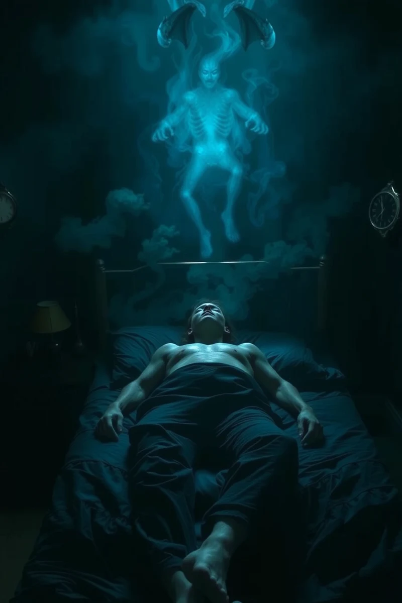 Dream of Sleep Paralysis With a Presence in the Room With Time Slowing