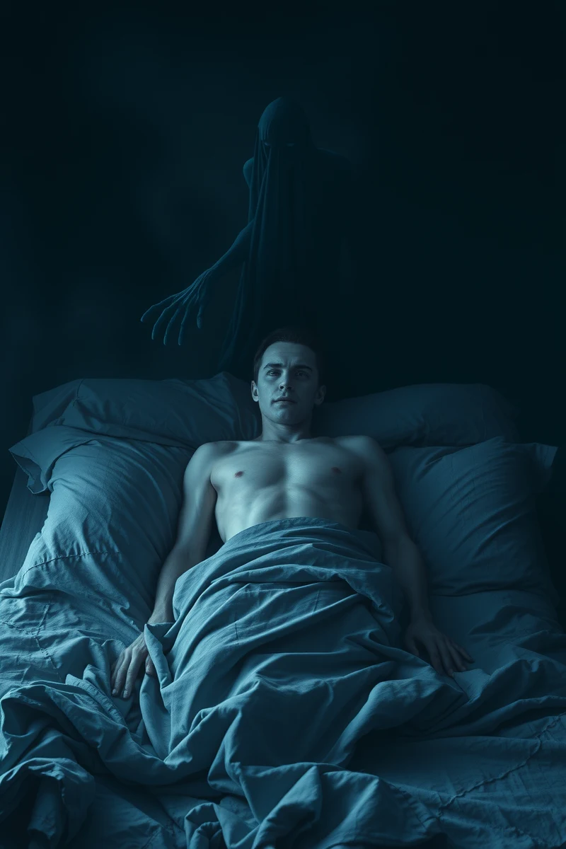Dream of Sleep Paralysis With a Shadow Figure Before Fully Waking