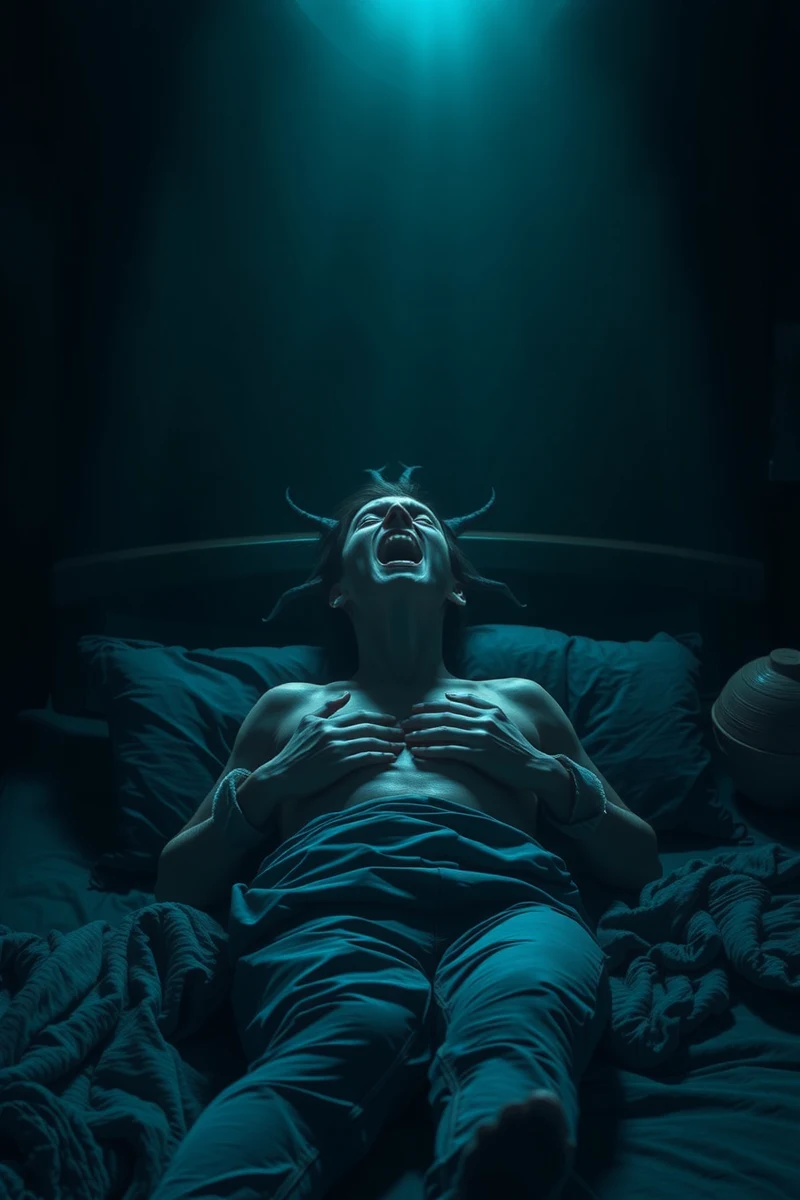 Dream of Sleep Paralysis With a Shadow Figure While Trying to Scream