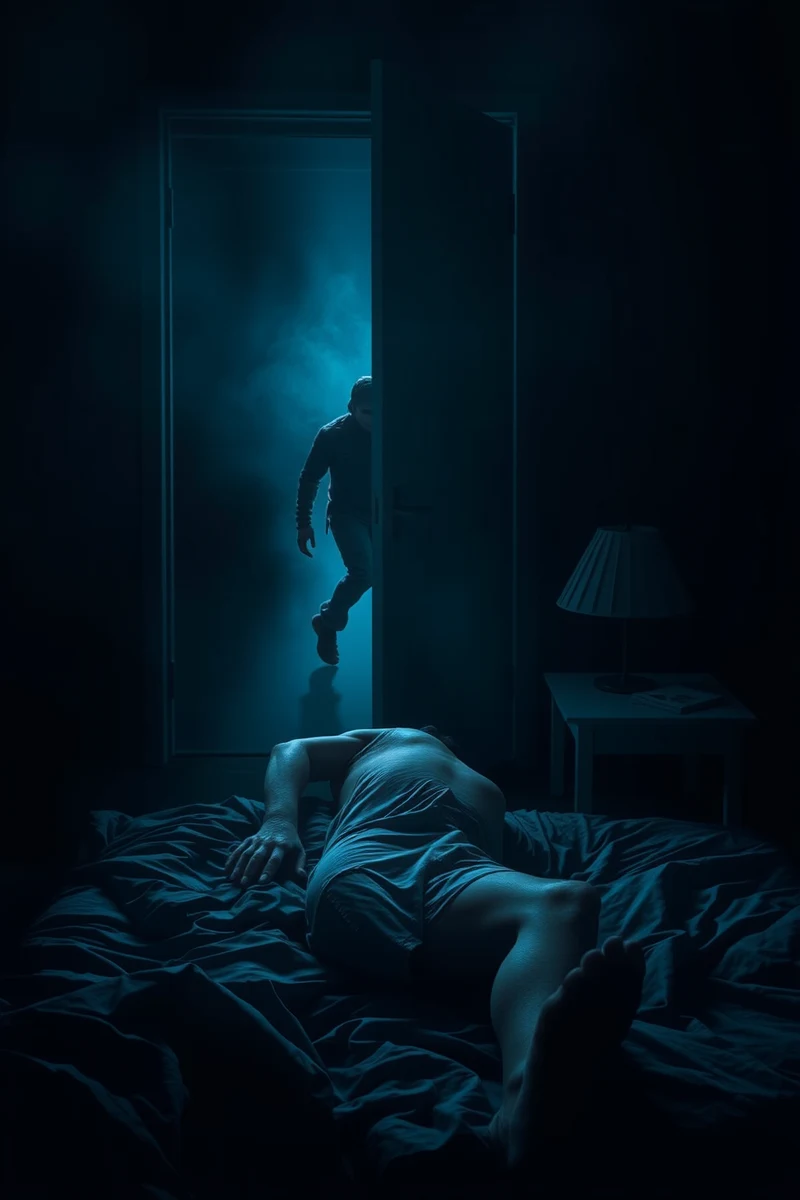 Dream of Sleep Paralysis With a Shadow Figure With the Door Opening