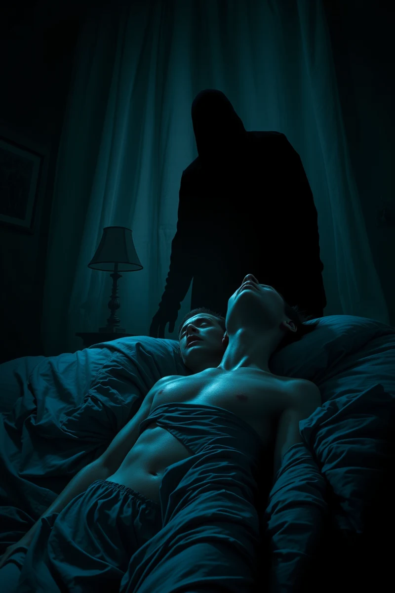 Dream of Sleep Paralysis With a Shadow Figure With the Room Changing