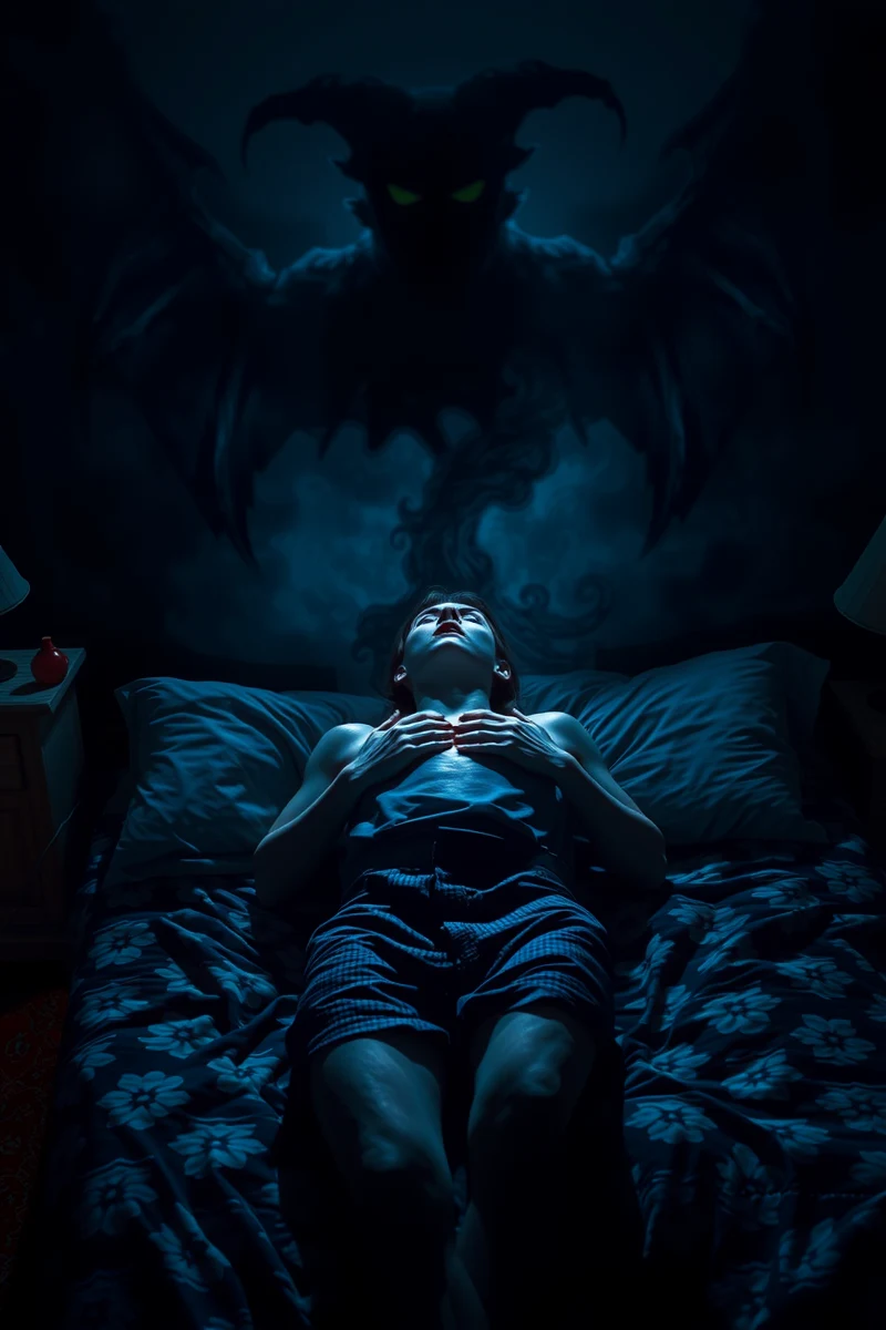 Dream of Sleep Paralysis With a Voice During a False Awakening