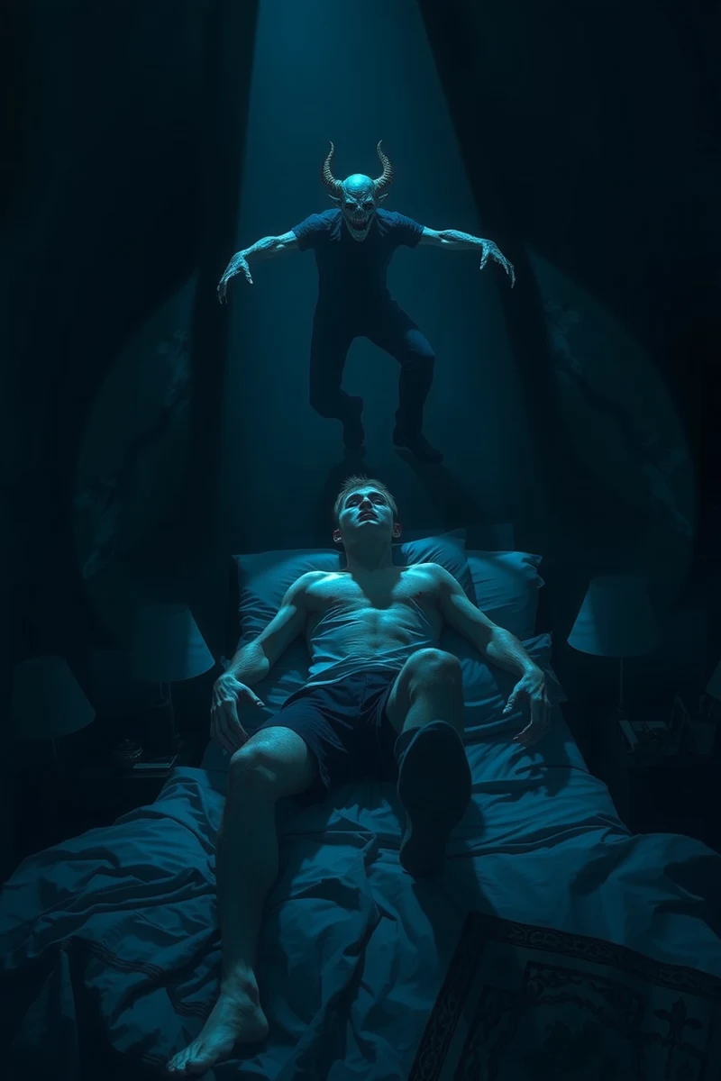 Dream of Sleep Paralysis With a Voice While Hearing Footsteps