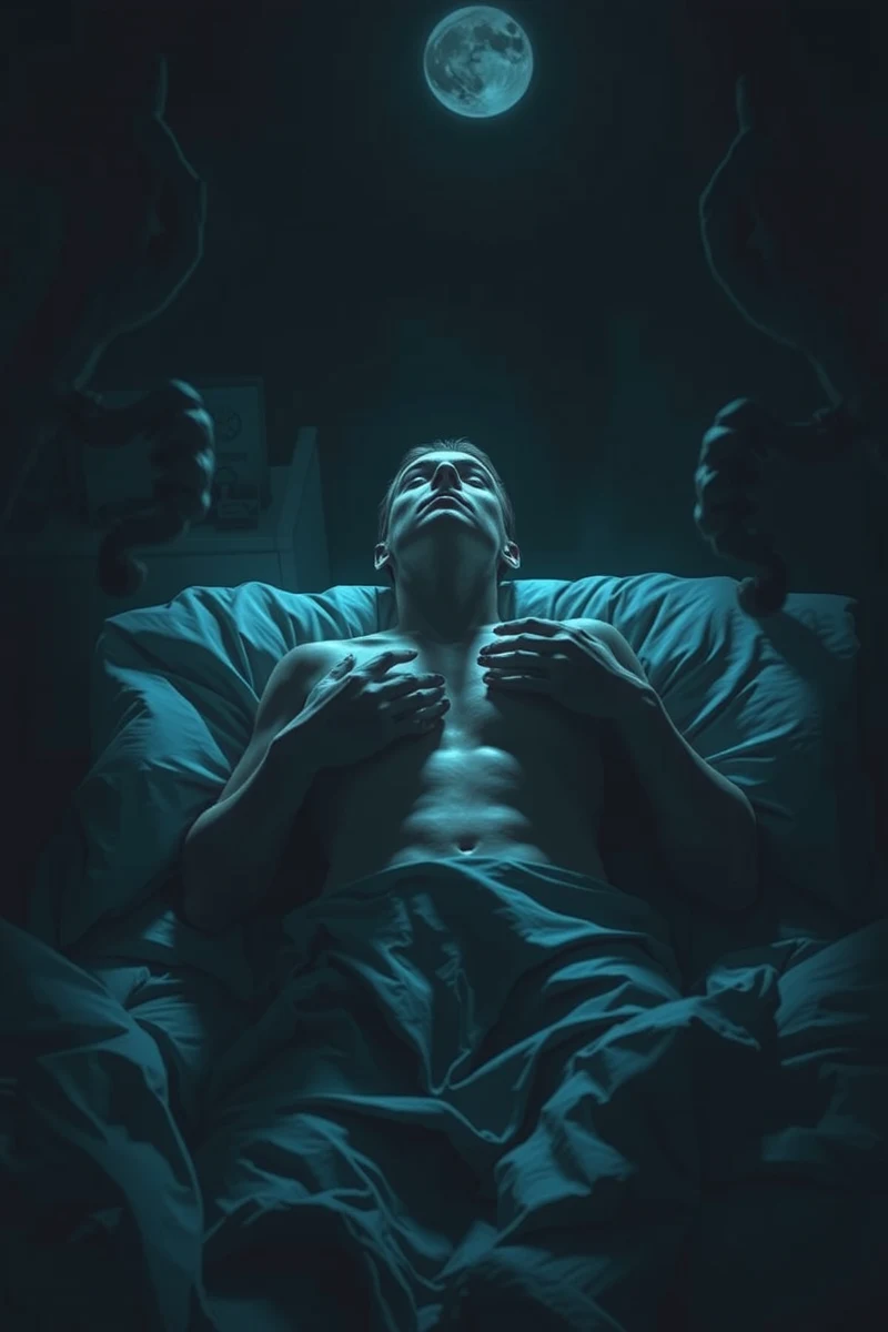 Dream of Sleep Paralysis With Chest Pressure With the Body Frozen