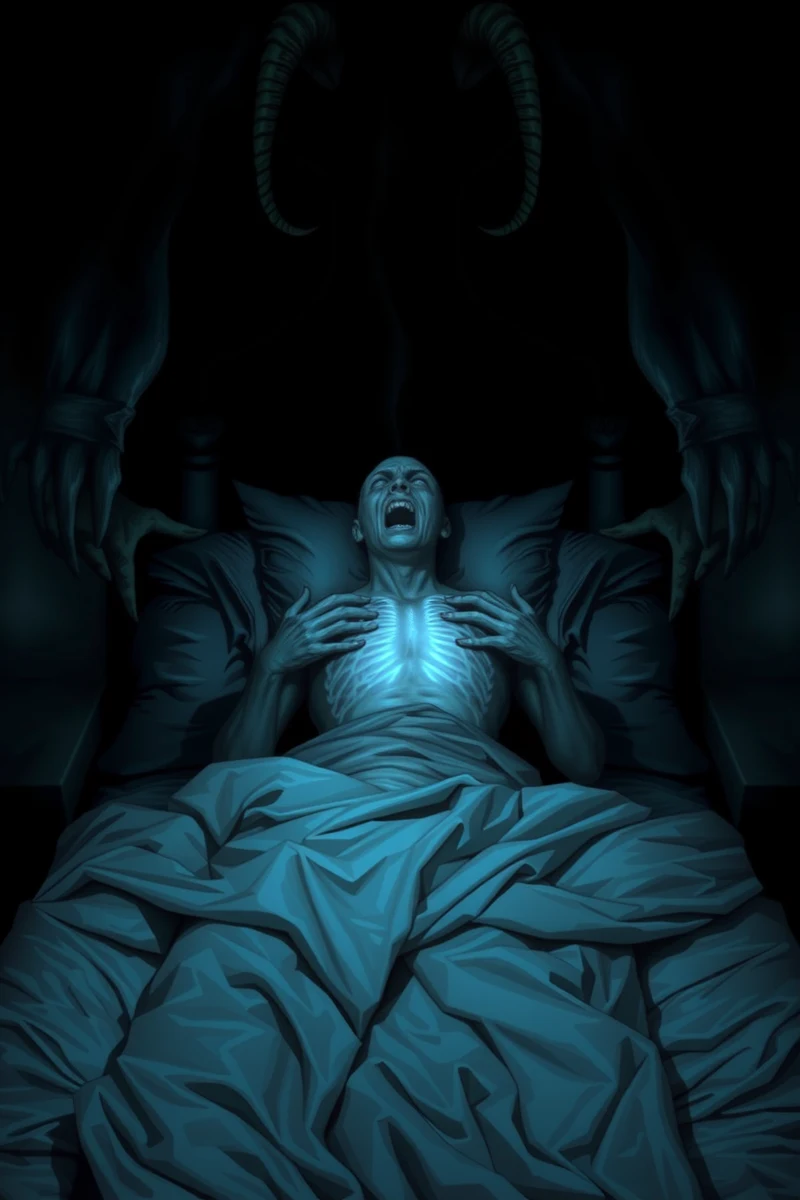 Dream of Sleep Paralysis With Chest Pressure With the Mind Awake