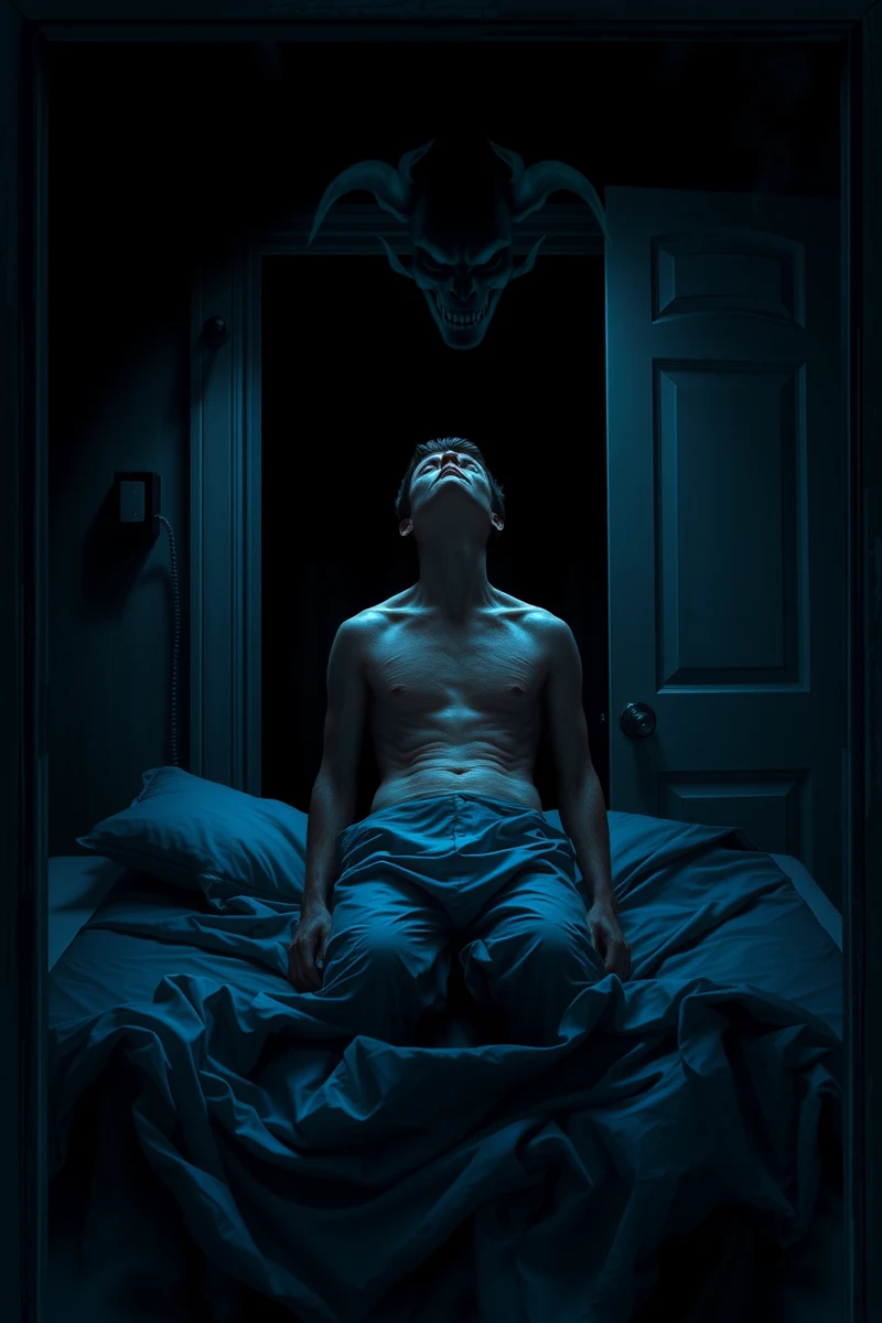 Dream of Sleep Paralysis With Someone at the Door After a Nightmare Loop
