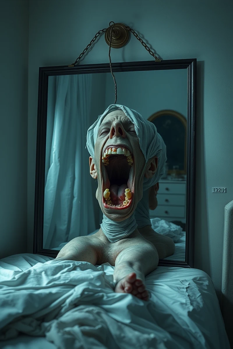 Dream of Teeth Crumbling In a Bedroom