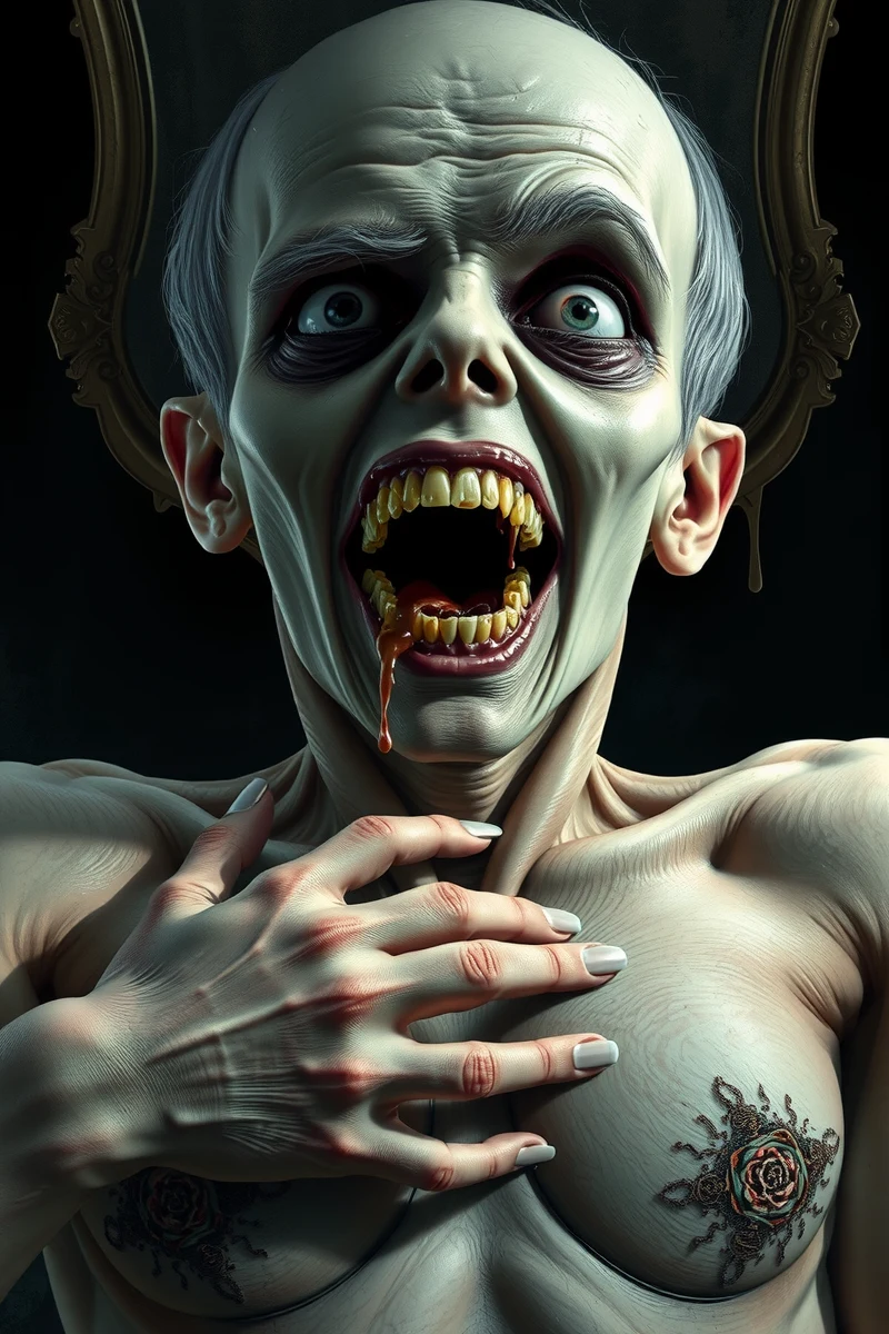 Dream of Teeth Crumbling While Trying to Hide It