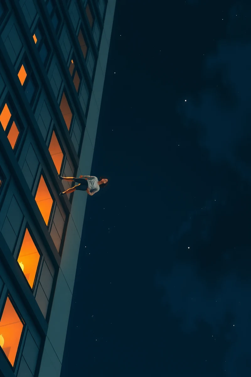 Falling From a Building Before Waking